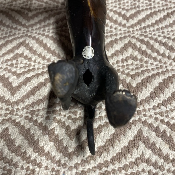 Vintage bronze greyhound whippet dog statue figure sculpture 8 inch - Picture 10 of 15